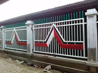 Iron fences; producing, constructing and repairing iron fences