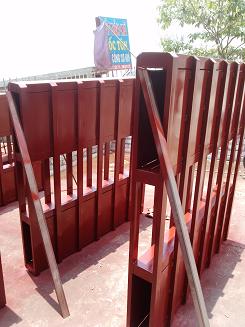 Steel Pallets, iron shelves, production and execution of iron pallets